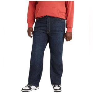 Levi's Men's 505 Regular Fit Jeans Straight Leg Stretch Nail Loop Knot 38X34 NEW